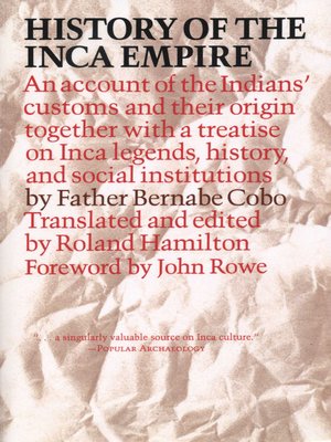 History of the Inca Empire - ebook